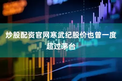 炒股配资官网寒武纪股价也曾一度超过茅台